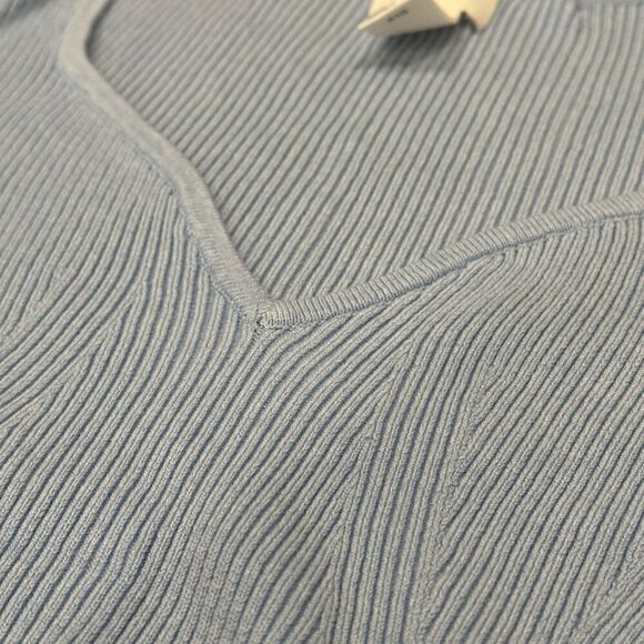 H&M Blue Ribbed Long Sleeve Top - Picture 2 of 4